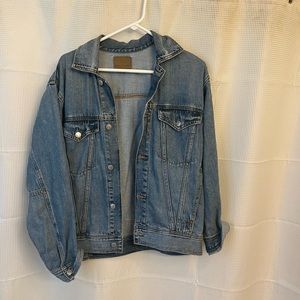 American Eagle oversized denim jacket - size small